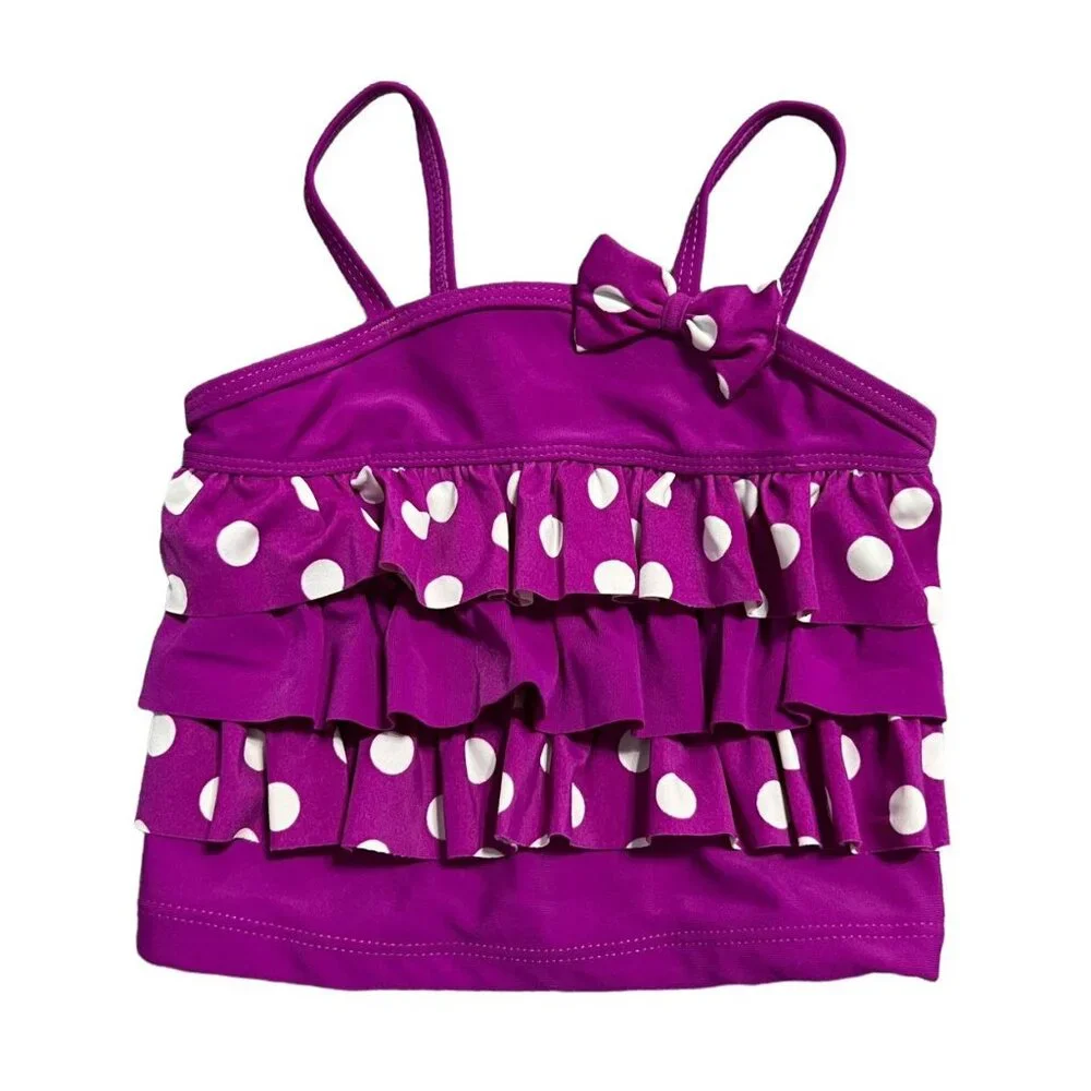 Children's Place 12-18m Purple Tankini Swim Bathing Suit